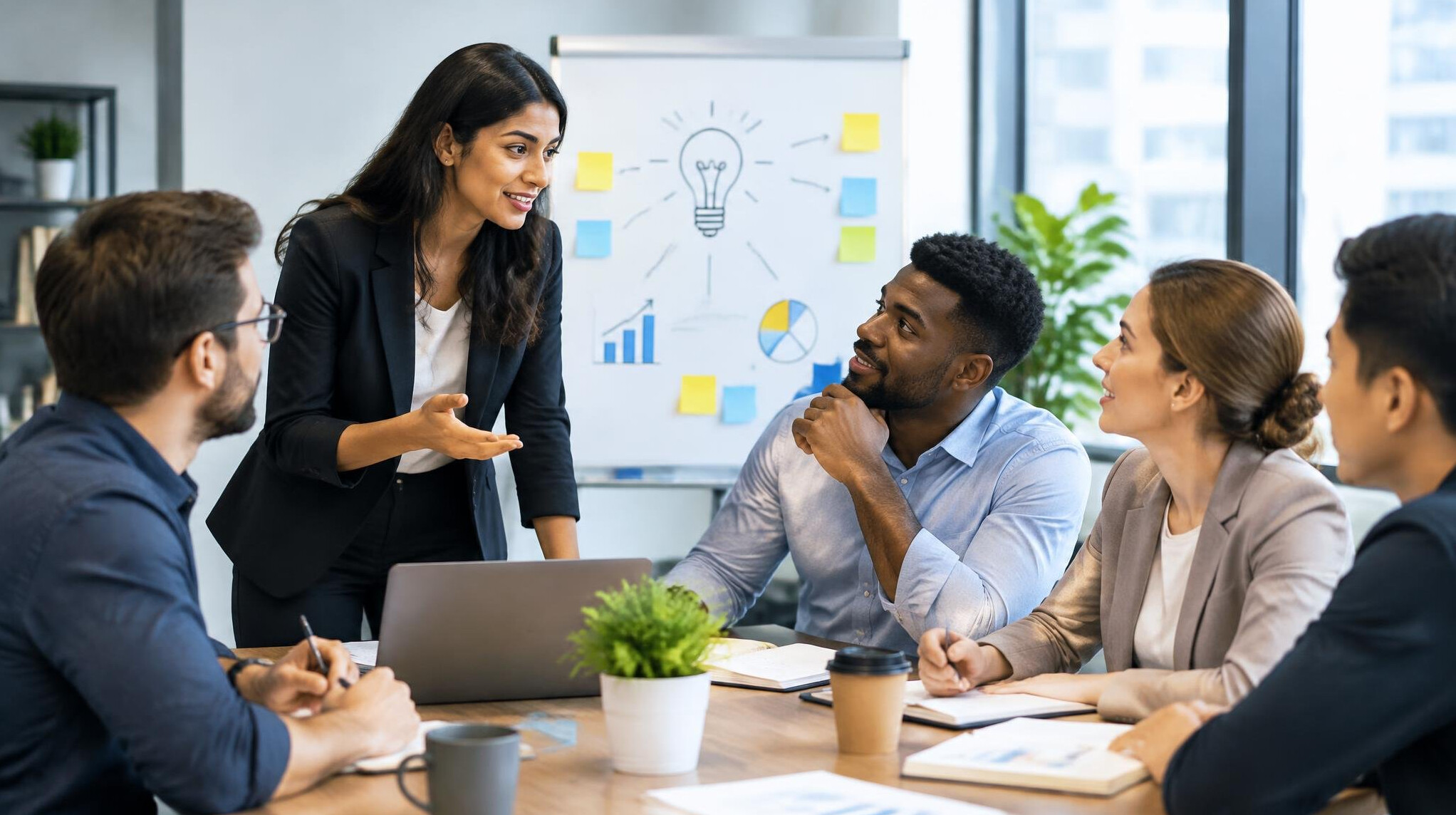 business team brainstorming