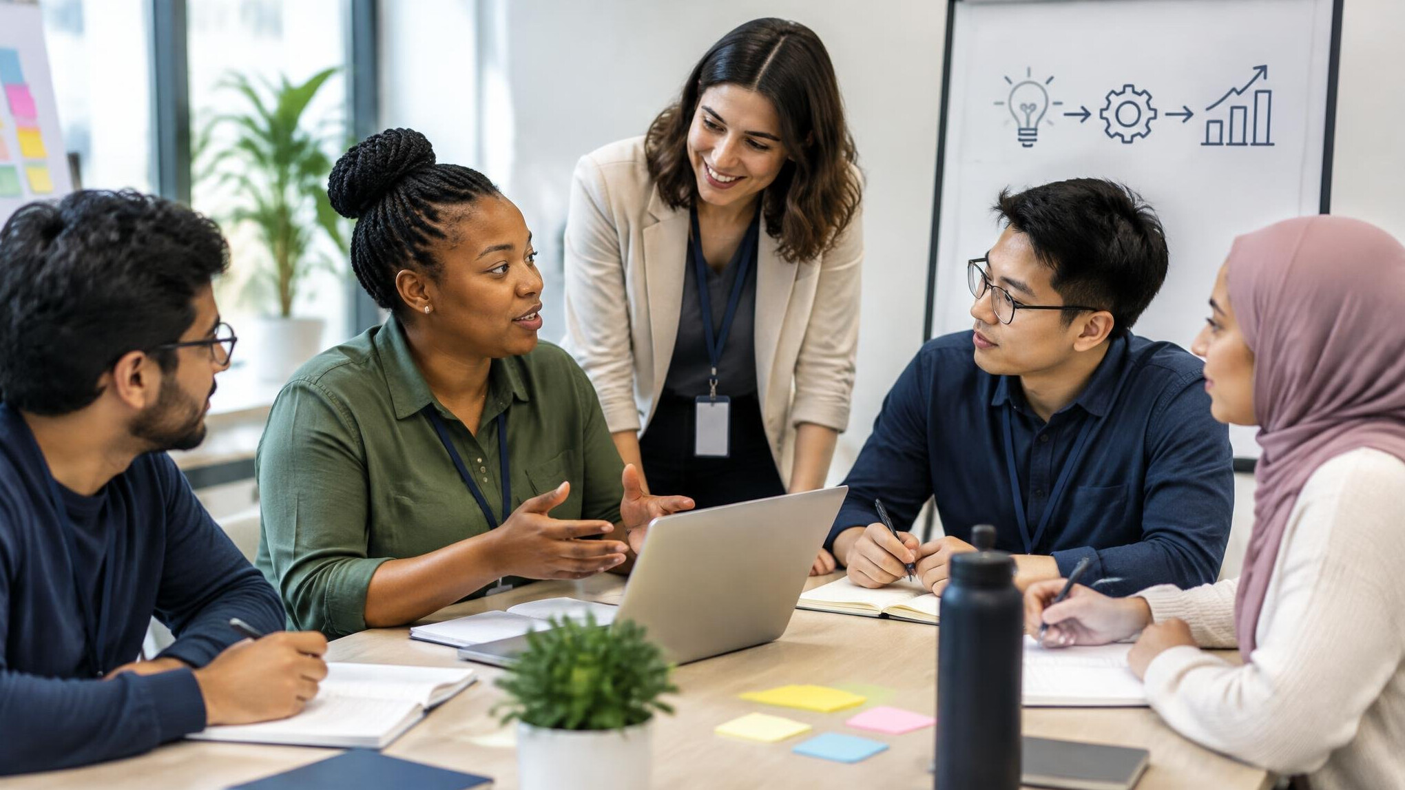 diverse team collaborating